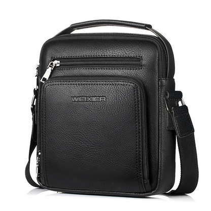 👜【Nou sosire🔥】【Stoc limitat】 Geantă de umăr business casual pentru bărbați, la modă, din piele naturală