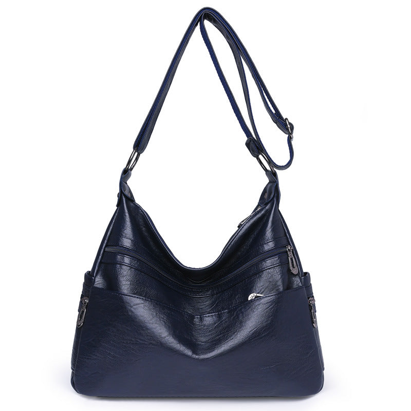 👜【Oferta ograniczona czasowo】Nowa modna torebka na ramię 2026 z miękkiej skóry, pojemna, odporna na zużycie, z prawdziwej skóry