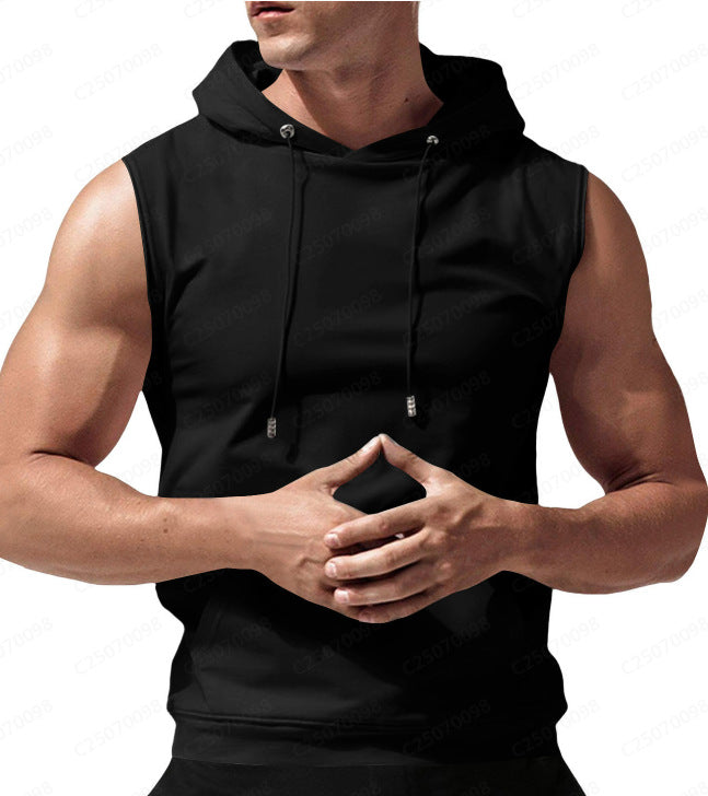 🎉【S-3XL】Nowa Kolekcja 2026 Koszulka Męska Bez Rękawów Z Kapturem✅Płatność gotówką przy odbiorze