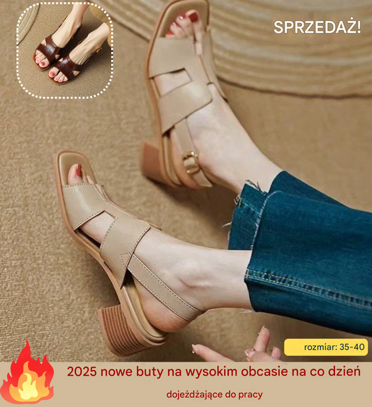 💥💥【HORÚCI VÝPREDAJ】100% čistá hovädzia koža – Ručne vyrábané sandále 👣 Štýlové a pohodlné