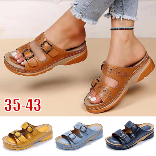 🔥🤩【49% REDUCERE】【35–43】👡2025 Noile sandale casual plate pentru vară – confortabile, ușoare și la modă ☀️🎉