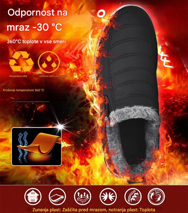 🔥【Posebni 50% popust】【35–48】Unisex zimski škornji s toplo plišasto podlogo – udobni, topli in nedrseči za hladno vreme