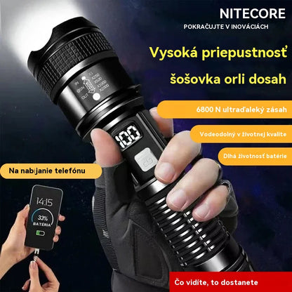 🔦【Kúpte 1 a získajte 1 zadarmo】🔥Nové vonkajšie hliadkovacie svetlo, výkonná baterka s dlhým dosahom