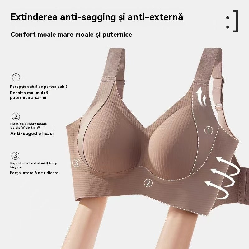🎁😍【Sleva 50 %】❤️【Balení 4 ks】Bezešvé tvarovací podprsenky pro ženy【40–95 kg】– pohodlné, podpůrné a ideální na každý den✨