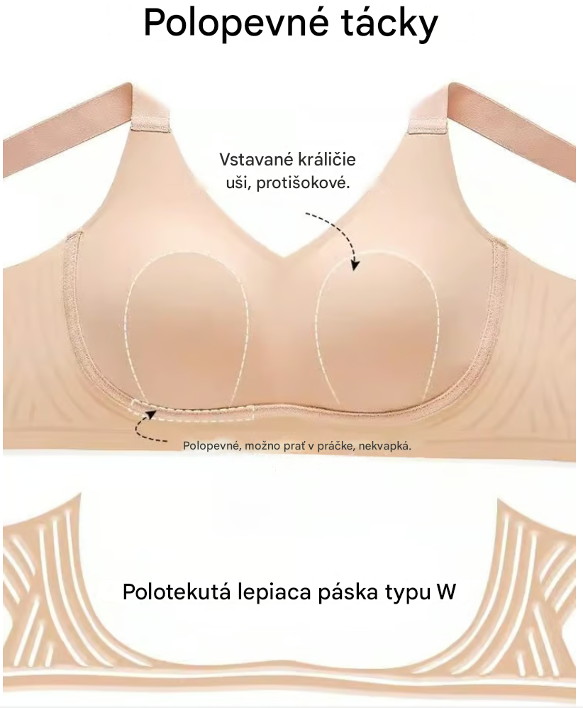 😍🎁【Dnes zľava 50 %】【Balenie 2】❤️Bezšvové tvarujúce podprsenky pre ženy【40-95 kg】