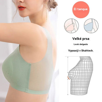 ❄️🧊【Oferta limitada】✨【Juego de 3 piezas】【40–120KG】Sujetador push-up de seda helada 2025 – sin costuras, ligero y transpirable ❄️💃【Comodidad diaria máxima】