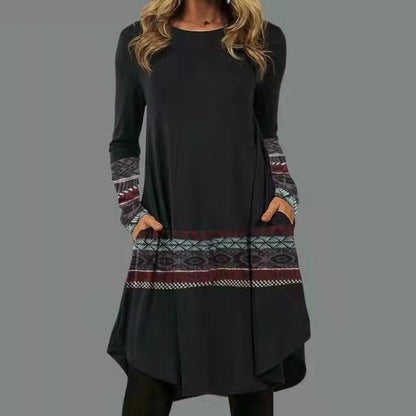 👗 【S-5XL】 Nové šaty ve vintage etnickém stylu s různými květinovými motivy – Dámská móda nejvyšší kvality