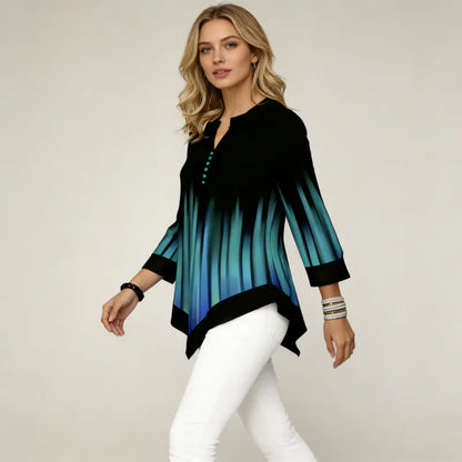 🍂【S–5XL】Modna damska koszula we wzory na jesień i zimę