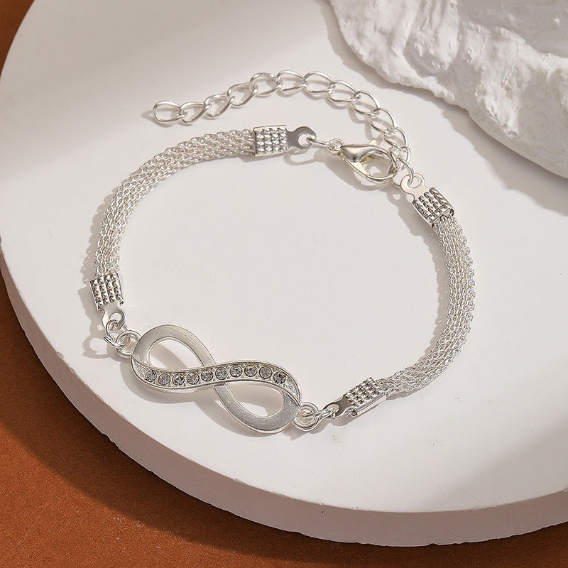 ✨🎁【Compra uno, llévate otro gratis】【2 pulseras】Pulsera de la suerte para mujer – Plata 925, elegante y de calidad