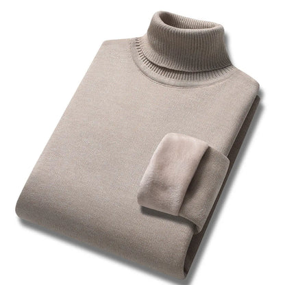🔥【M-4XL】🔥2026 Nowy styl, lekki i elegancki męski sweter z golfem, kaszmirowy sweter biznesowy na co dzień