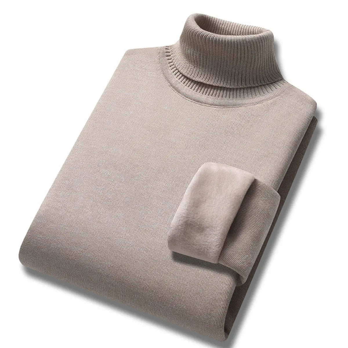🔥【M-4XL】🔥2026 Nowy styl, lekki i elegancki męski sweter z golfem, kaszmirowy sweter biznesowy na co dzień