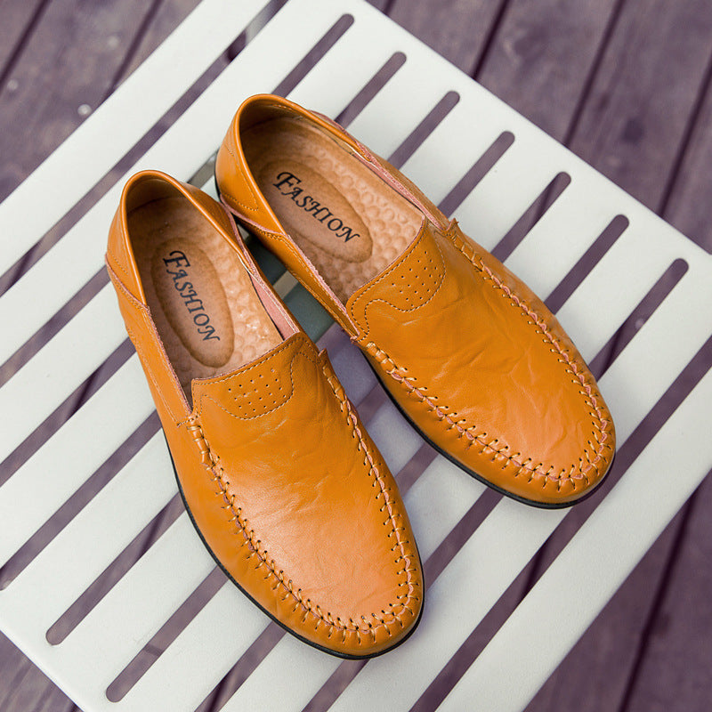 🔥👞【39-44】Nowoczesne buty casualowe ze skóry cielęcej dla mężczyzn ✅Płatność przy odbiorze