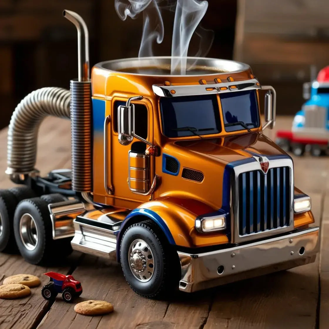 🚛☕【Wyprzedaż】Ręcznie robiony kubek do kawy w kształcie ciężarówki
