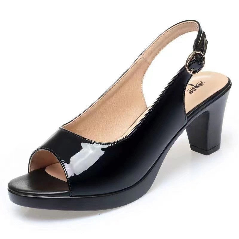 👡2025🎀 nové elegantné vysoké podpätky sandále s otvorenou špičkou