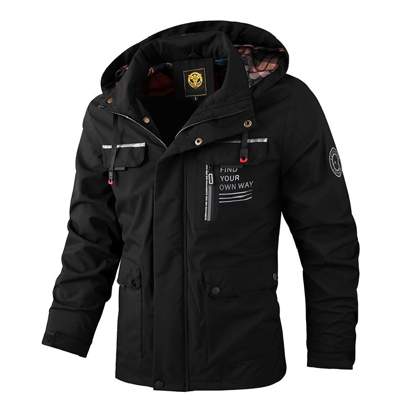 🔥🔥【Gorąca wyprzedaż】【M-6XL】Nowa męska kurtka na jesień i zimę – Ciepła, wiatroodporna i wodoodporna【Polecane】