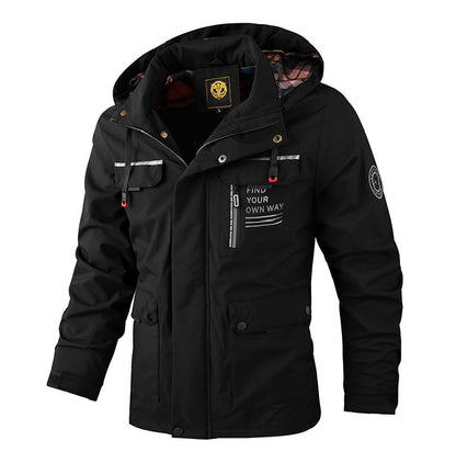 🔥🔥【Gorąca wyprzedaż】【M-6XL】Nowa męska kurtka na jesień i zimę – Ciepła, wiatroodporna i wodoodporna【Polecane】