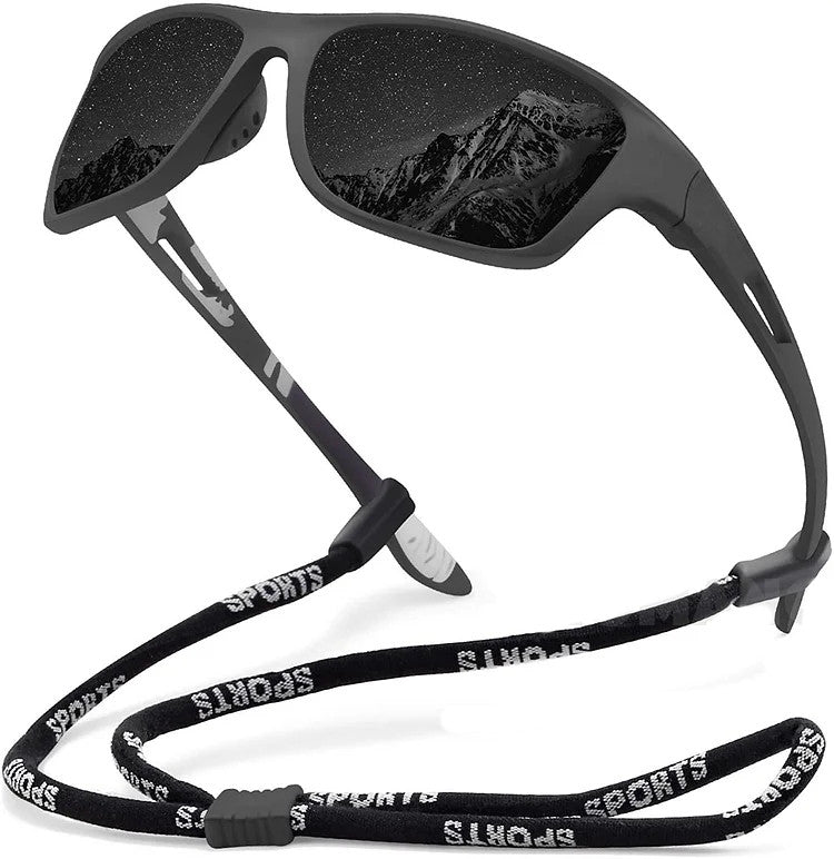 🚵‍♂️Kup jeden, drugi odbierz za pół ceny😎 ⚡ Męskie sportowe okulary przeciwsłoneczne, polaryzacyjne, z prawdziwą lustrzaną soczewką, nowoczesne i odporne na kurz, idealne do jazdy na rowerze na świeżym powietrzu
