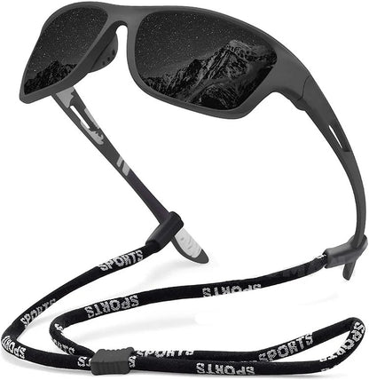 🚵‍♂️Kup jeden, drugi odbierz za pół ceny😎 ⚡ Męskie sportowe okulary przeciwsłoneczne, polaryzacyjne, z prawdziwą lustrzaną soczewką, nowoczesne i odporne na kurz, idealne do jazdy na rowerze na świeżym powietrzu