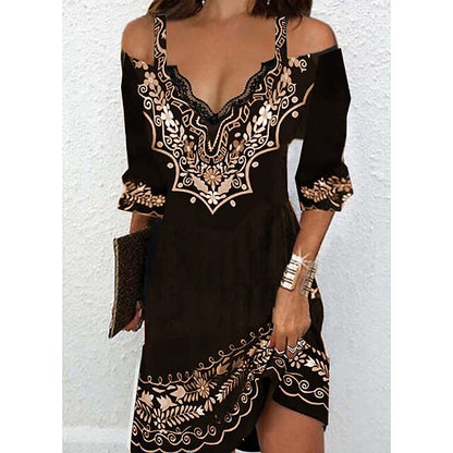 🌸👗【Zľava 50%】【S-5XL】Nové šaty 2025 – s ramienkami, hodvábne a pohodlné na jar a leto
