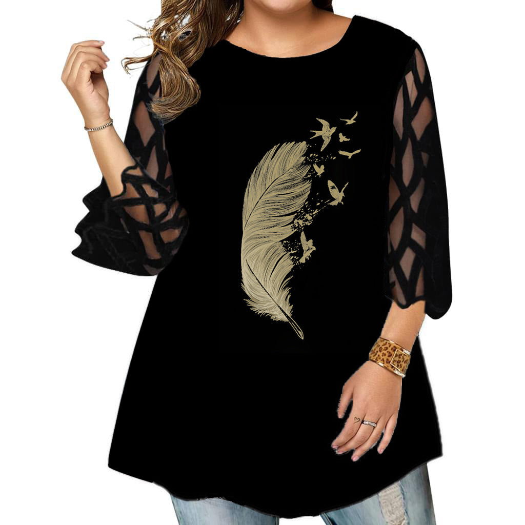 🔥🔥【Zľava 50%】😍【L-6XL】✨Nové dámske tričko z bavlny a ľanu