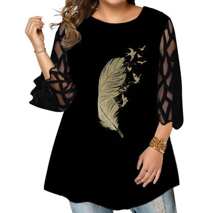 🔥🔥【Zľava 50%】😍【L-6XL】✨Nové dámske tričko z bavlny a ľanu