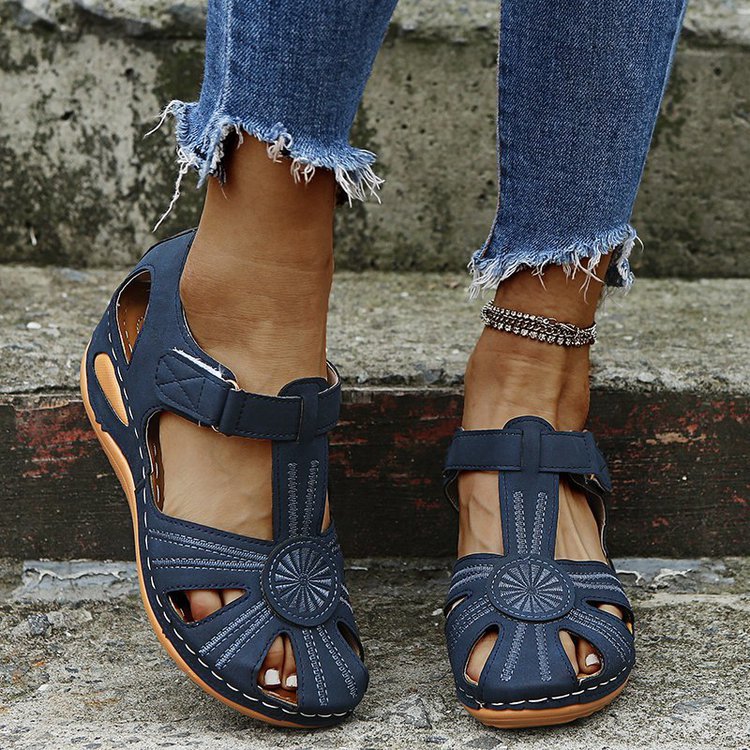 ✨🩰【Oferta sezonowa】【35-43】Sandały rzymskie damskie – wygodna miękka skóra, płatność przy odbiorze