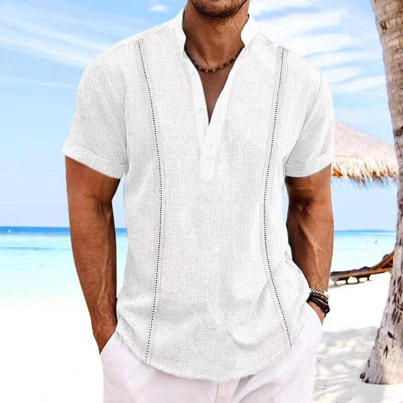 😎👕【S-3XL】2025 Letné Pánske Bavlnené Tričko ☀️ Jednoduché, Pohodlné & Priedušné | Štýlový Ležérny Look 🧼
