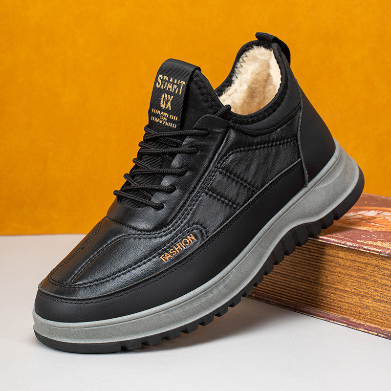 🔥【39–45】2025 Férfi téli sportcipő · Valódi bőr, vízálló és kényelmes · Meleg bársony belső · 45% kedvezmény + ingyenes szállítás