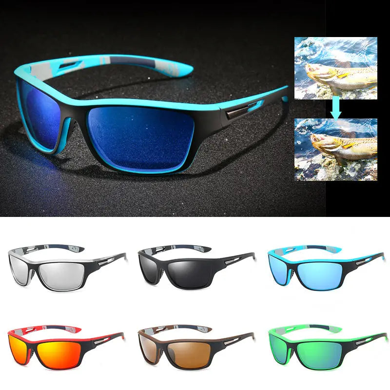 🚵‍♂️Kup jeden, drugi odbierz za pół ceny😎 ⚡ Męskie sportowe okulary przeciwsłoneczne, polaryzacyjne, z prawdziwą lustrzaną soczewką, nowoczesne i odporne na kurz, idealne do jazdy na rowerze na świeżym powietrzu