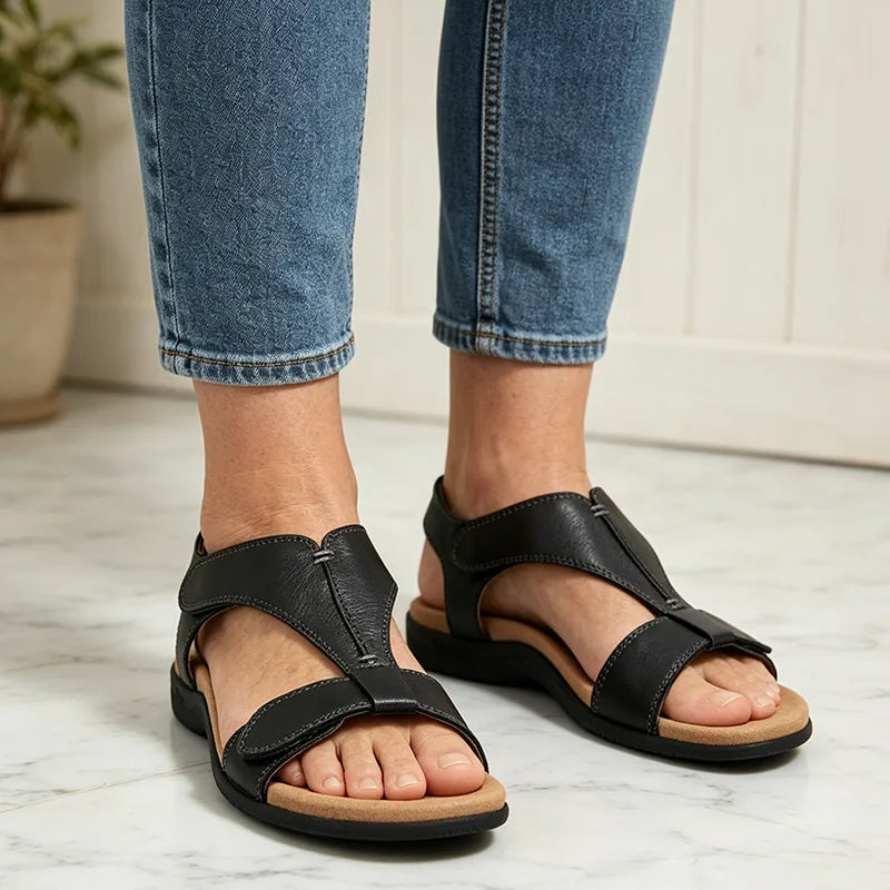👡 Dámske sandále L–4XL – zapínanie na suchý zips, pohodlné, veľké veľkosti, platba na dobierku a doprava zdarma