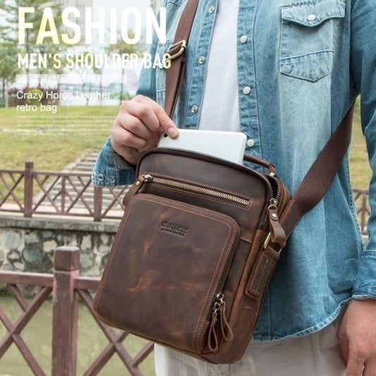 👜【Nou sosire🔥】【Stoc limited】 Geantă de umăr business casual pentru ermină, la modă, din piele naturală 