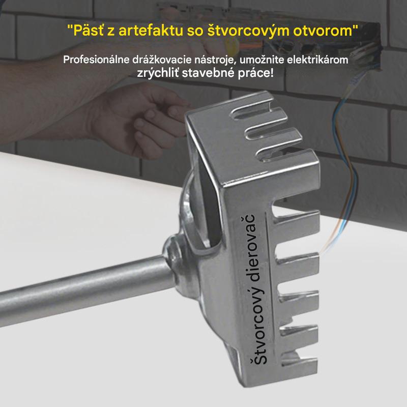 💥 Rýchle vŕtanie 🔧 pre štvorcové zásuvky ⬛｜Efektívne, presné a odolné ⚙️🛠️