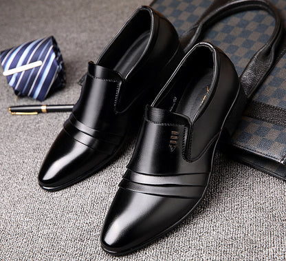 🔥 Buty męskie skórzane 38–48 – casual i eleganckie, podwyższona podeszwa 2026