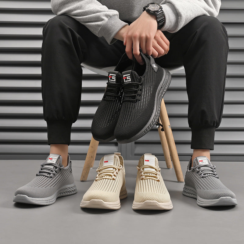 🔥🔥【50% zľava】【39-44】👟Nový štýl, pohodlné a priedušné sieťované nekĺzavé módne módne topánky na voľný čas pre mužov