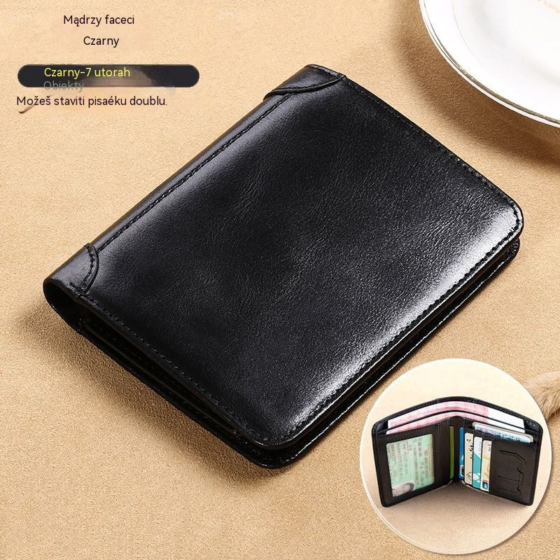 👝 50% taniej | Męski portfel skórzany RFID – bezpieczny i elegancki