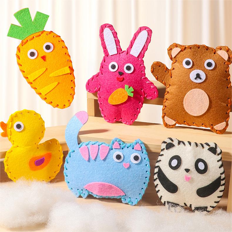 🧵Kit creativo de costura DIY infantil – 👩‍👧🎁Aprender jugando, calma y felicidad asegurada