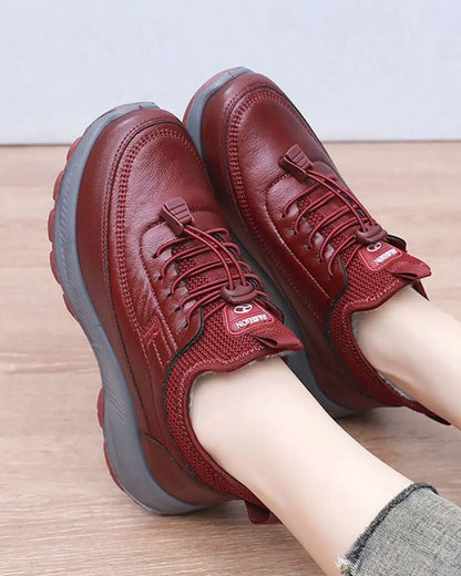 🌈⛄【35-41】Nowe damskie buty sportowe, miękka podeszwa, wygodne, wykonane ze skóry naturalnej, na jesień i zimę