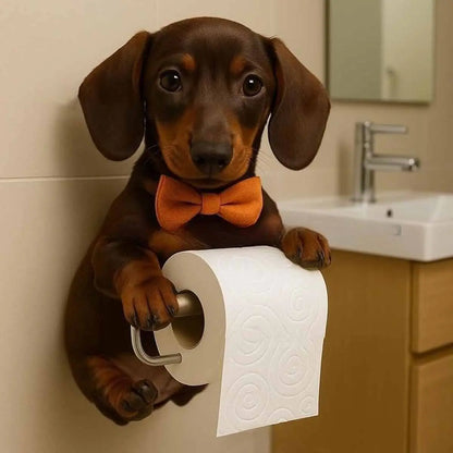 🐕 Uroczy uchwyt na papier toaletowy z motywem szczeniaka