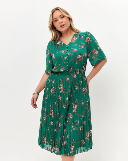🌸💥【S-5XL】Nowa elegancka sukienka z nadrukiem