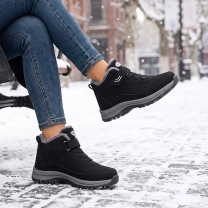 ✨【36-44】Zimowe śniegowce w dużych rozmiarach / ocieplane polarem, pogrubione buty typu Martens