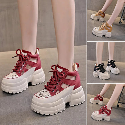 ☀️👟【35-40】2025 Nové letní dámské prodyšné tenisky s tlustou podrážkou – lehké a pohodlné 💨💖