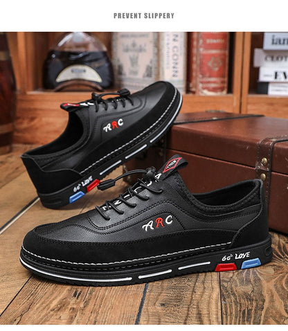 🔥🔥【39–48】【Nová kolekcia – akčná cena】Pánske business kožené topánky z vodoodolnej kože – Mäkká podrážka, pohodlné na celodenné nosenie