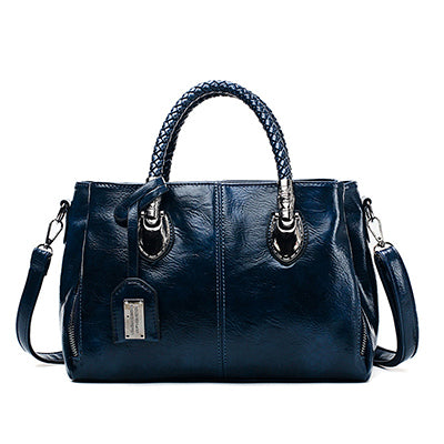 💖【Novost】Ženska usnjena torbica v retro slogu · Mehka in elegantna torba, primerna tudi za nošenje na rami · 50 % popust + brezplačna dostava