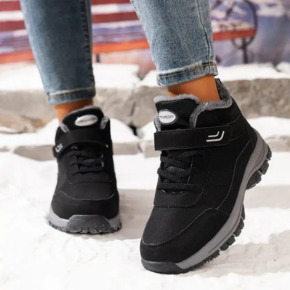 ✨【36-44】Zimowe śniegowce w dużych rozmiarach / ocieplane polarem, pogrubione buty typu Martens
