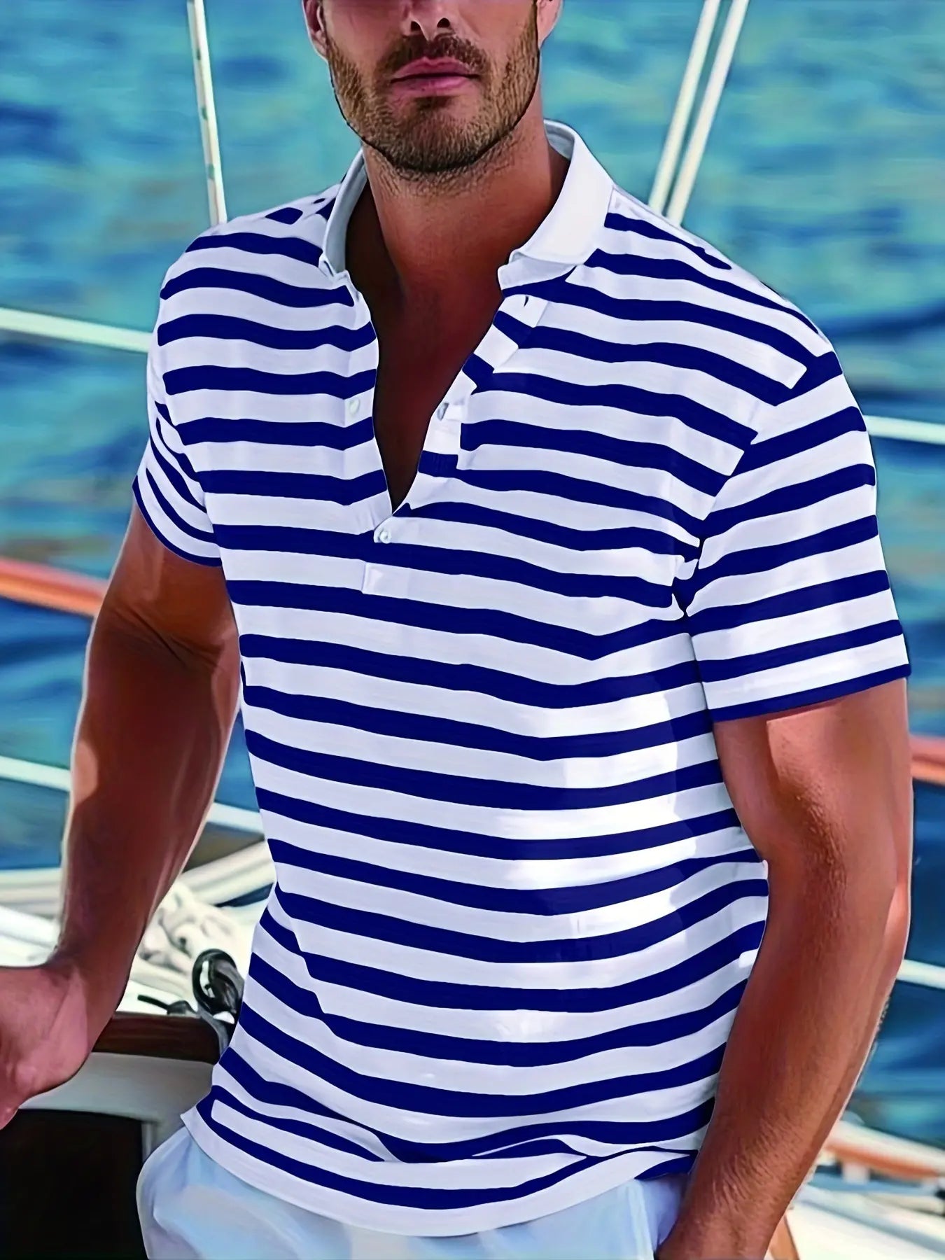 👕🔥【50% taniej】【S-7XL】 Męska koszulka polo – styl wakacyjny na lato