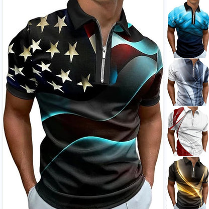 😎 50% taniej | Męska koszulka polo z krótkim rękawem S-6XL 2026