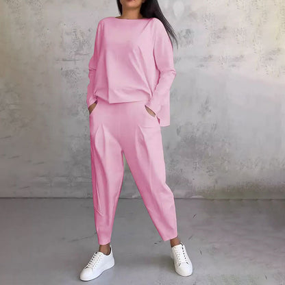 💖【S–3XL】Nov bombažni komplet za pomlad in jesen 2026 · Preprost in udoben