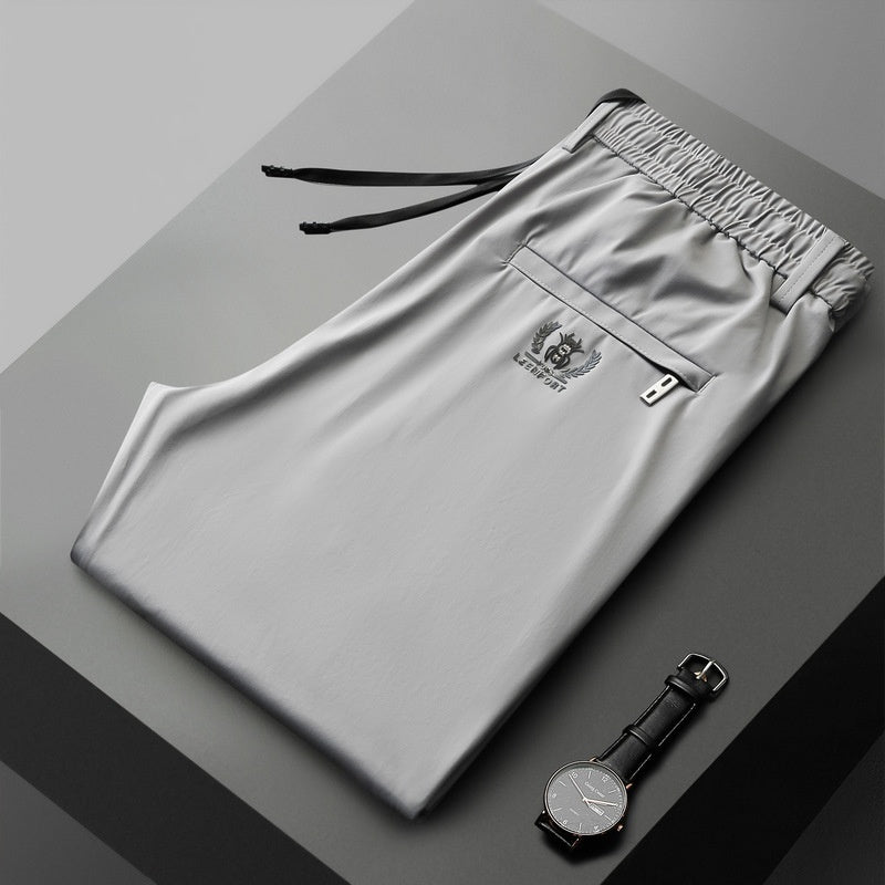 👖Hit rasprodaje 【50% popusta】 [40-115 kg] Nove muške elastične svilene hlače za proljeće i ljeto 2026.