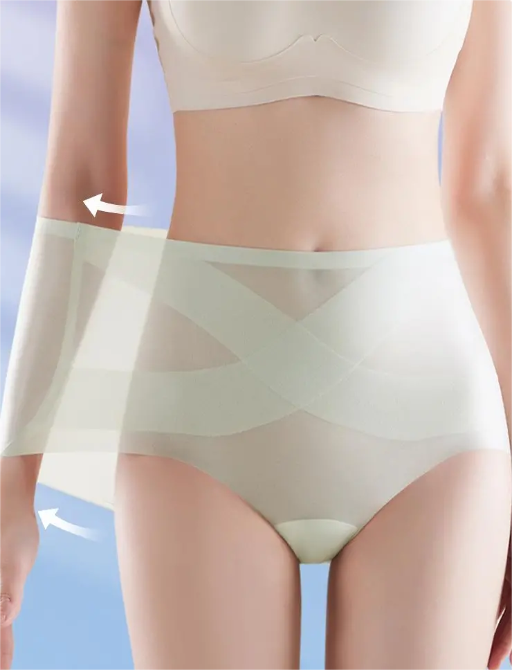 🔥🩲 (6 komada) Posljednji dan – 50% popusta – Novi Ice Bandage bešavne gaćice visokog struka