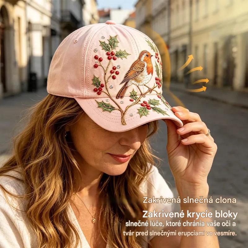 🧢Módna prémiová šiltovka s 3D výšivkou, ochranou pred slnkom a tienením